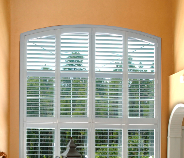Arched Window Shutters In Southern California